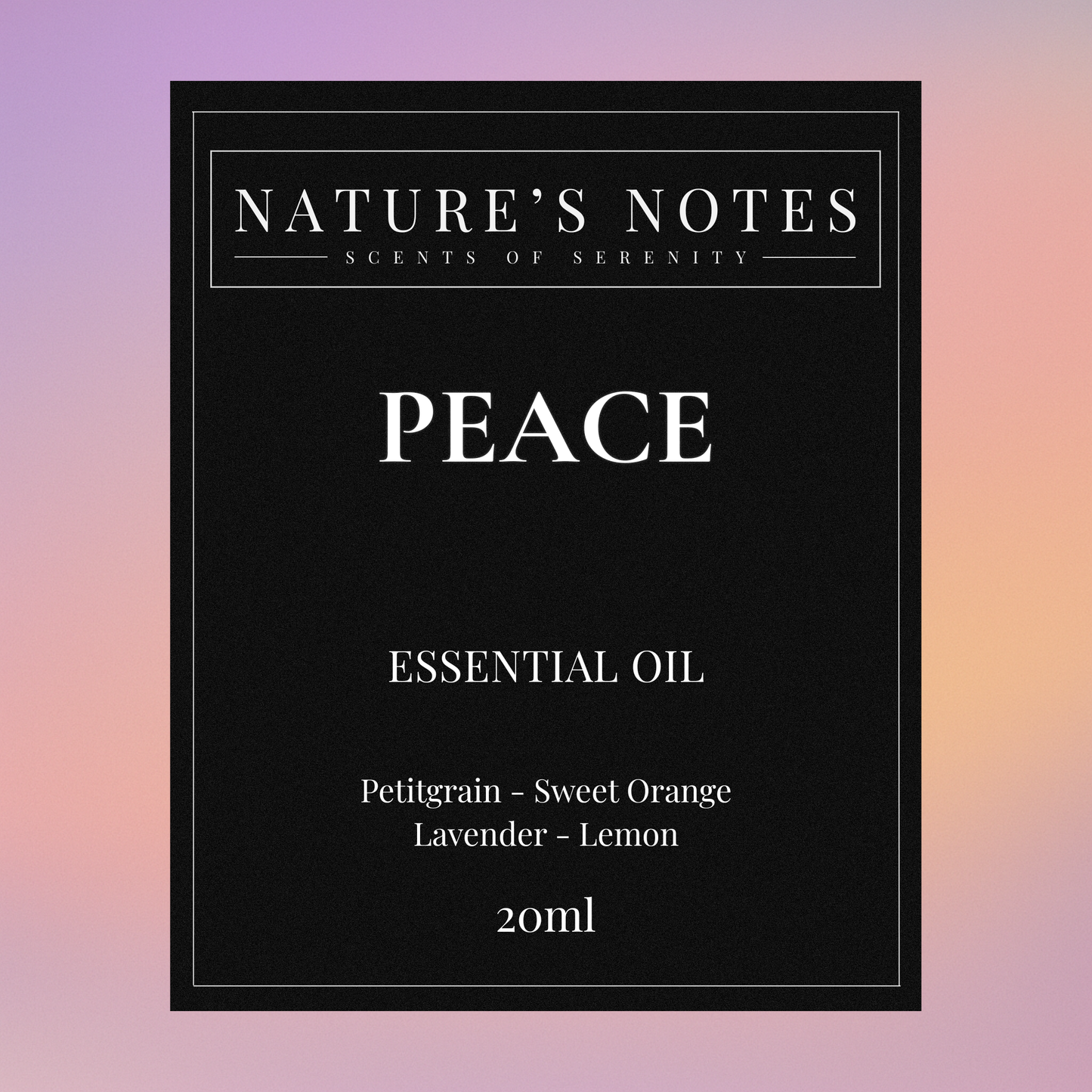 PEACE - Blended Essential Oil 20ml